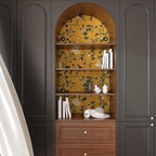 Laatse Vintage Bird Wallpaper 17.5"x118" Yellow Chinoiserie Floral Wallpaper - Image 5