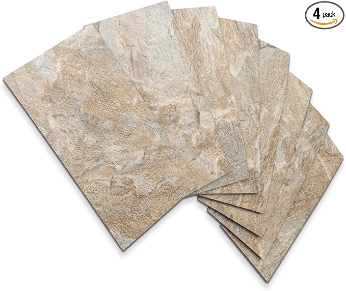AULIGET Sandstone Peel and Stick Backsplash Wall Tiles by AULIGET