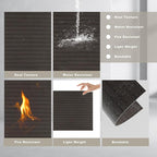 3D Wall Panels - 4PCS 47.2"x23.6" Faux Stone Wall Covering - MCM Modified Clay - Image 7