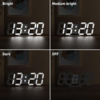 3D LED Digital Wall Clock/Desk Alarm Clock - Image 7