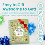 Cozy Homes of Furry Friends Sticker + Coloring Book (500+ Calendar Stickers for Kids & 12 Coloring Pages) Side by Side Activity Book, Fun Sticker Books, Boys & Girls Ages 2-4 4-8, 8-10