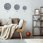 Wall Clock Modern Simple Quartz Decorative Clock Non-Ticking Silent Battery - Image 2
