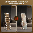 Kosmonia 66x22 Hollywood Full Length Mirror - Image 7