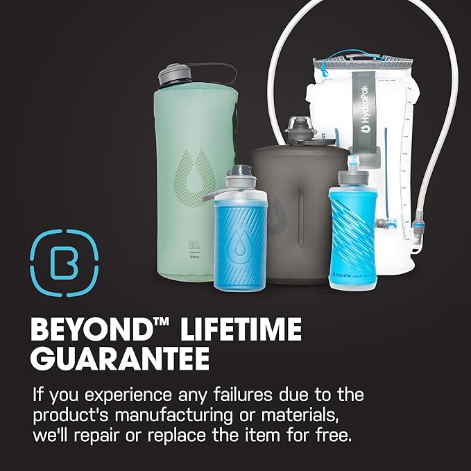 HydraPak SkyFlask Speed - Collapsible Handheld Running Water Bottle (350ml, 500ml, 500ml Insulated) - Adjustable Strap, Lightweight, Spill-Proof Cap