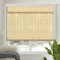 Letau No Drill No Tools Cordless Wood Window Shades Blinds, Bamboo Light by LETAU