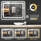 Hivone 40X30 LED Bathroom Mirror - Image 5