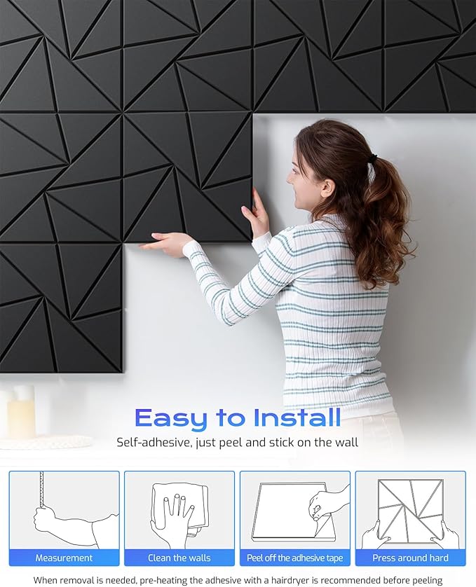 22 Pack Acoustic Panels, Sound Proof Foam Panels - Image 6