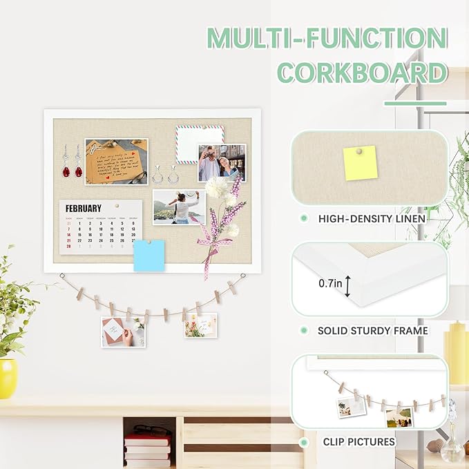 DOLLAR BOSS Cork Board Bulletin Board - Image 5