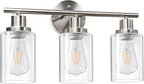 Unicozin 3 Light Vanity Lights, Brushed Nickel Wall Sconce Light - Image 9