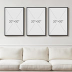 Large Framed Black and White Abstract Wall Art - Image 3