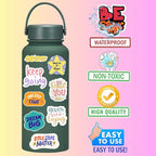 Motivational Stickers - Vinyl Inspirational Stickers for Water Bottle Laptop Decal Positive Qoute Encouraging Stickers Afirmations Encouragement Encouraging Gift Idea for Student Kids Teen