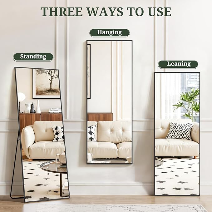 Mirror Full Length 58"x19" Full Body Floor Mirror - Image 6