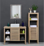 AAZZKANG Wooden Mirror Rectangle Rustic Mirrors - Image 6