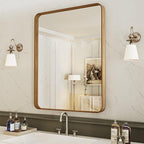 LOAAO 24X36 Inch Bathroom Mirror by LOAAO