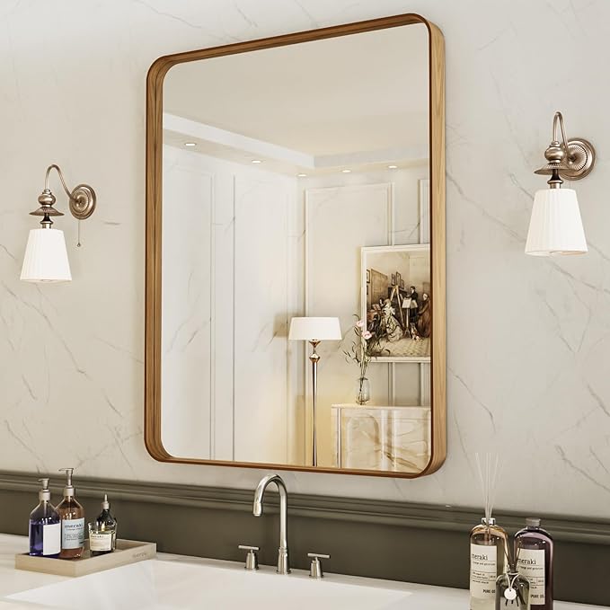 LOAAO 24X36 Inch Bathroom Mirror by LOAAO