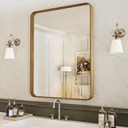 LOAAO 32X36 Inch Bathroom Mirror by LOAAO