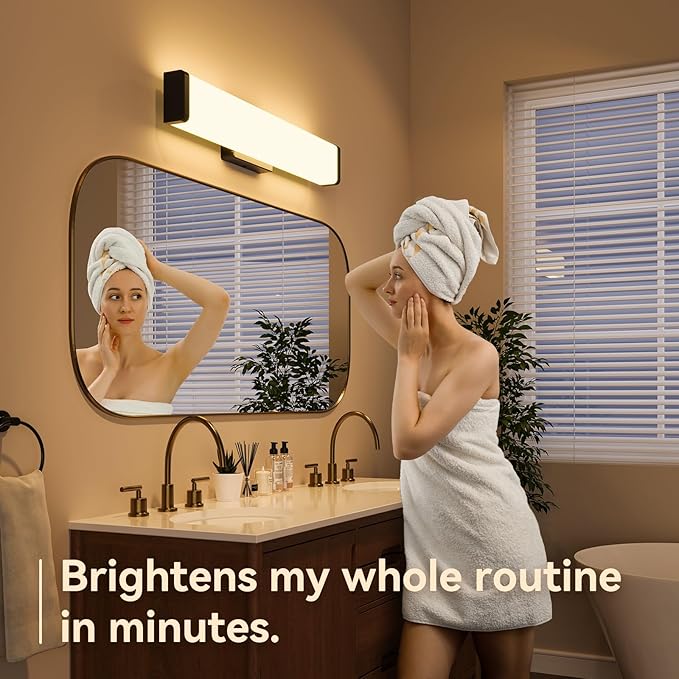 Amico Bathroom Vanity Light Over Mirror 24 inch, Dimmable 5CCT Led Vanity Lights - Image 8
