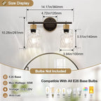 MOKATNG Bathroom Light Fixtures, 2-Light Coastal Vanity Lights - Image 8