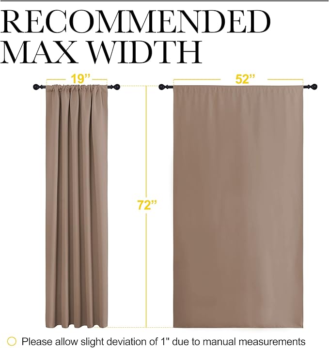 NICETOWN Kids Blackout Curtain Panels - Image 7