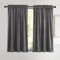 NICETOWN Living Room Grey Velvet Curtains, Sound and Sunlight Reducing Heavy by NICETOWN