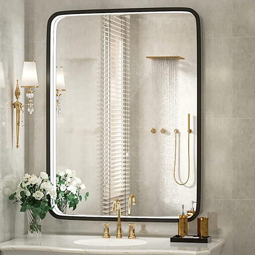 36x28 Inch LED Bathroom Mirror by FTOTI