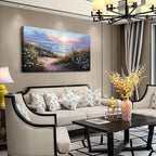 hyidecorart Canvas Wall Art For Living Room Wall DecorFor Bedroom Flower Beach - Image 3