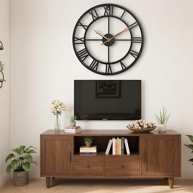 18.5 Inch Modern Decorative Metal Wall Clock - Image 6