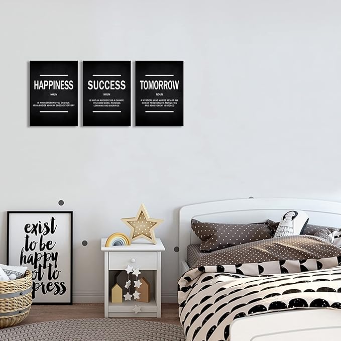 KAWAHONE Success Quotes Wall Art, Motivational Entrepreneur Tomorrow Poster - Image 5