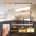 Amico Bathroom Vanity Light Over Mirror 24 inch, Dimmable 5CCT Led Vanity Lights - Image 3