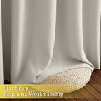 NICETOWN Blackout Curtains 72 inches Long, Grommet Privacy Window Treatment - Image 7