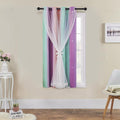 XiDi Unicorn Room Decor for Girls Bedroom, Window Drapes 42 Inchs Long 34 by Addsomecolortolife