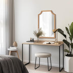 WallBeyond Scalloped Wood Mirror - Image 5