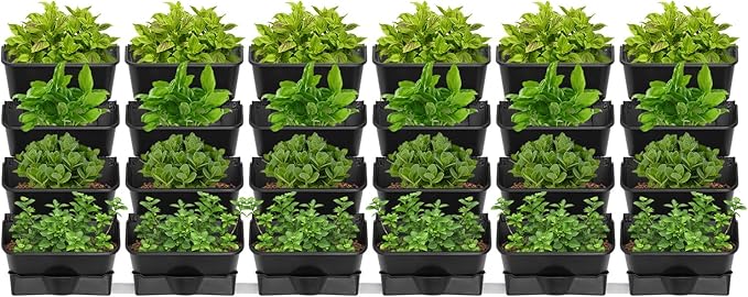 TFCFL 24 Pack Hanging Vertical Wall Planter, 12.99inch Wall Mounted Planter - Image 4