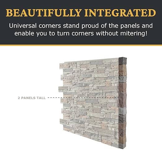 AZ Faux High-Density Polyurethane Faux Stone Flush Outside Corner - Image 7