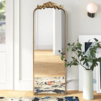 HQiJun Full Length Wall Mirror Decorative Full Body Mirrors Traditional Antique - Image 3