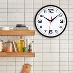 Wall Clock Silent Non-Ticking Modern Clocks Battery Operated 8 Inch Small - Image 6