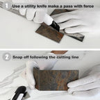 AULIGET 4 Pieces Peel and Stick Backsplash Wall Tile - Image 7