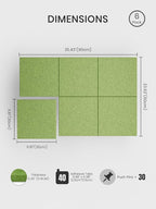 Bumusty Large Cork Board 36" x 24" Alternative - Image 2