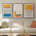 Framed Colorful Abstract Wall Art by Cuspin