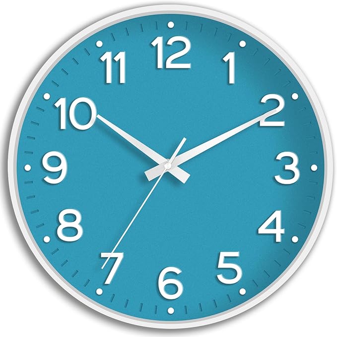 Roymnie Wall Clock, 10 Inch Silent Wall Clocks Battery Operated-Modern Non by Unknown