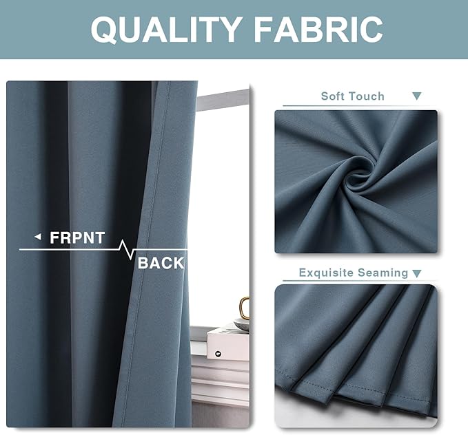 ChrisDowa Grommet Blackout Curtains - Image 3