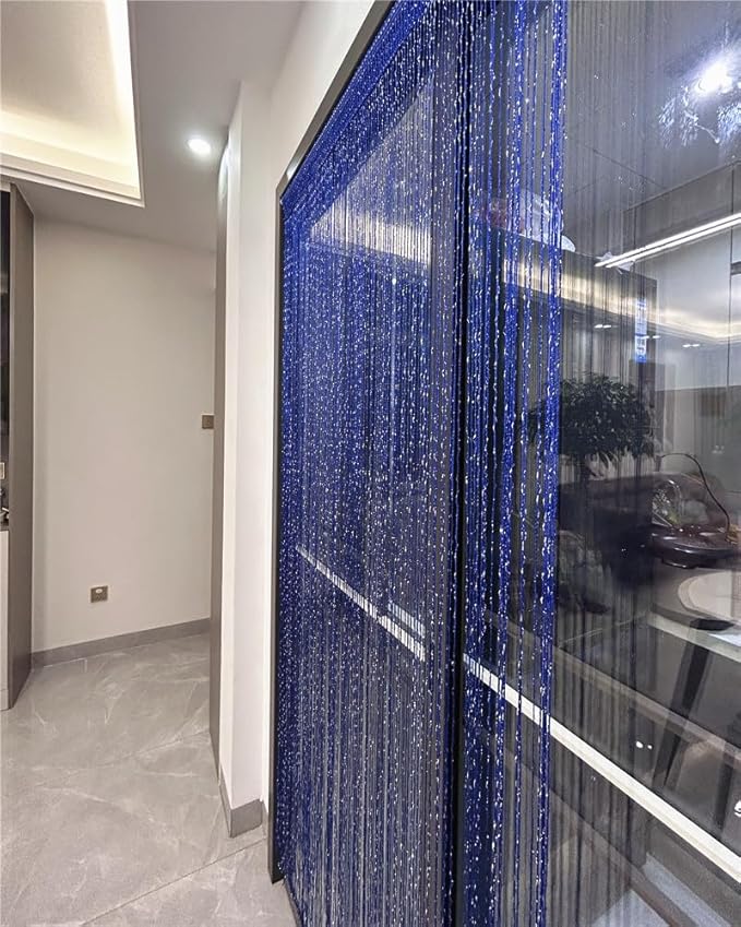 ave split Decorative Door String Curtain Wall Panel Fringe Window Room Divider - Image 3
