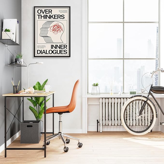Maximalist Vintage Mental Health Posters Retro Unique Eclectic Wall Art 24x36 - Image 6