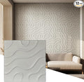 Wall!Supply - 3D Wall Panels – Flow Line Cashmere Wall Covering - Lightweight by WallSupply
