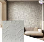 Wall!Supply - 3D Wall Panels – Flow Line Cashmere Wall Covering - Lightweight by WallSupply