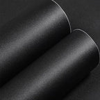 Yancorp 15.7"x787"/65.6 Feet Matte Black Peel and Stick Wallpaper Removable - Image 2