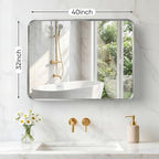 NEWBULIG 32X40 Inch Bathroom Mirror - Image 2