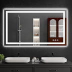 LED Bathroom Mirrors 32"x48" Bathroom Mirror by WISSMILESHOME
