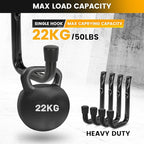 GURADESIGN 8-Pack Heavy Duty Garage Hooks - Image 6