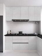 Heroad Peel and Stick Wallpaper Wood Contact Paper Wood Wallpaper Light Grey - Image 6